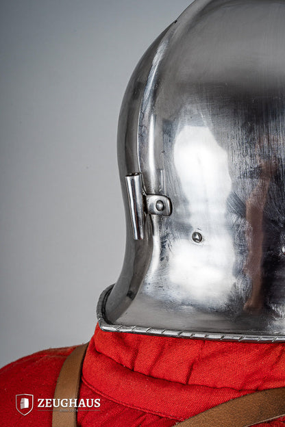 Swiss Sallet Helmet 1,6mm Polished - Which Mark
