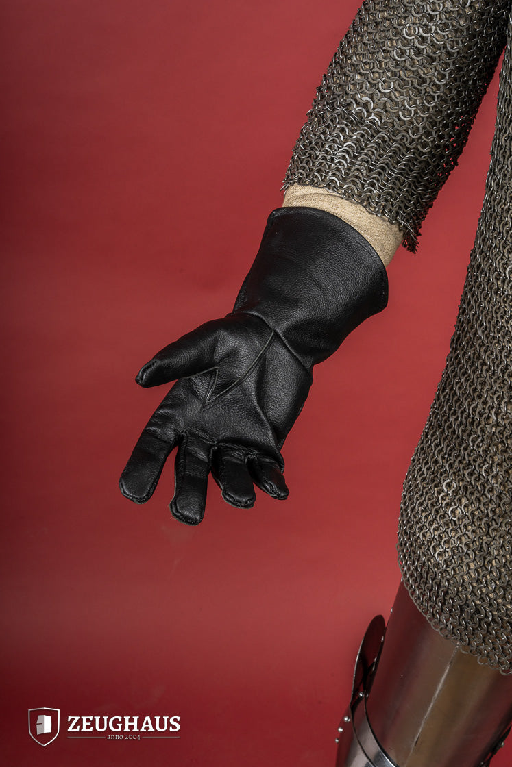 Historical Leather Gloves Black - Which Mark
