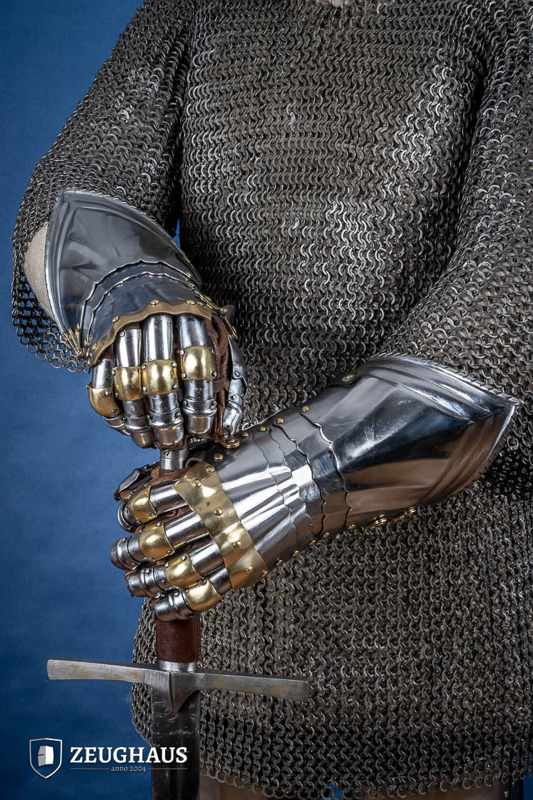 German Gauntlets 15th Cent. 1,2mm with Brass - Which Mark