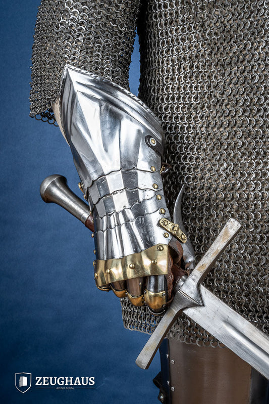 German Gauntlets 15th Cent. 1,2mm with Brass - Which Mark