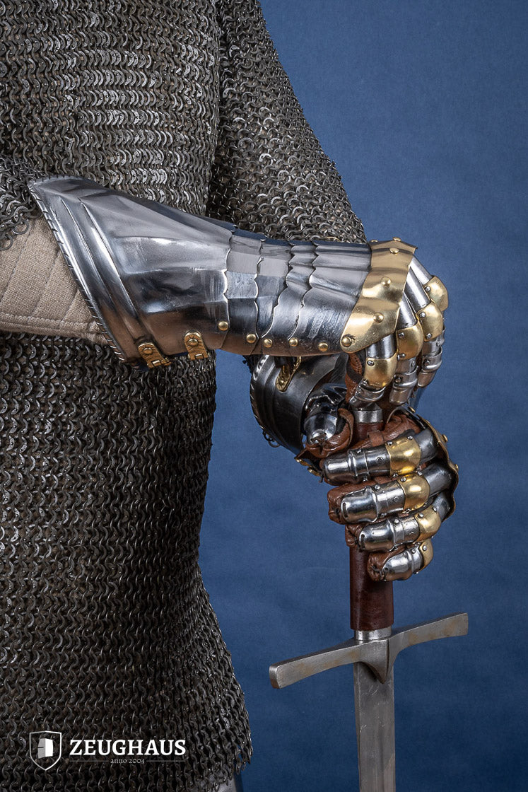 German Gauntlets 15th Cent. 1,2mm with Brass - Which Mark