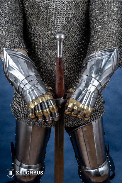 German Gauntlets 15th Cent. 1,2mm with Brass - Which Mark