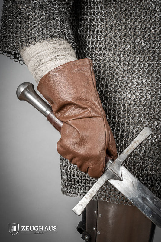 Historical Leather Gloves Brown - Which Mark