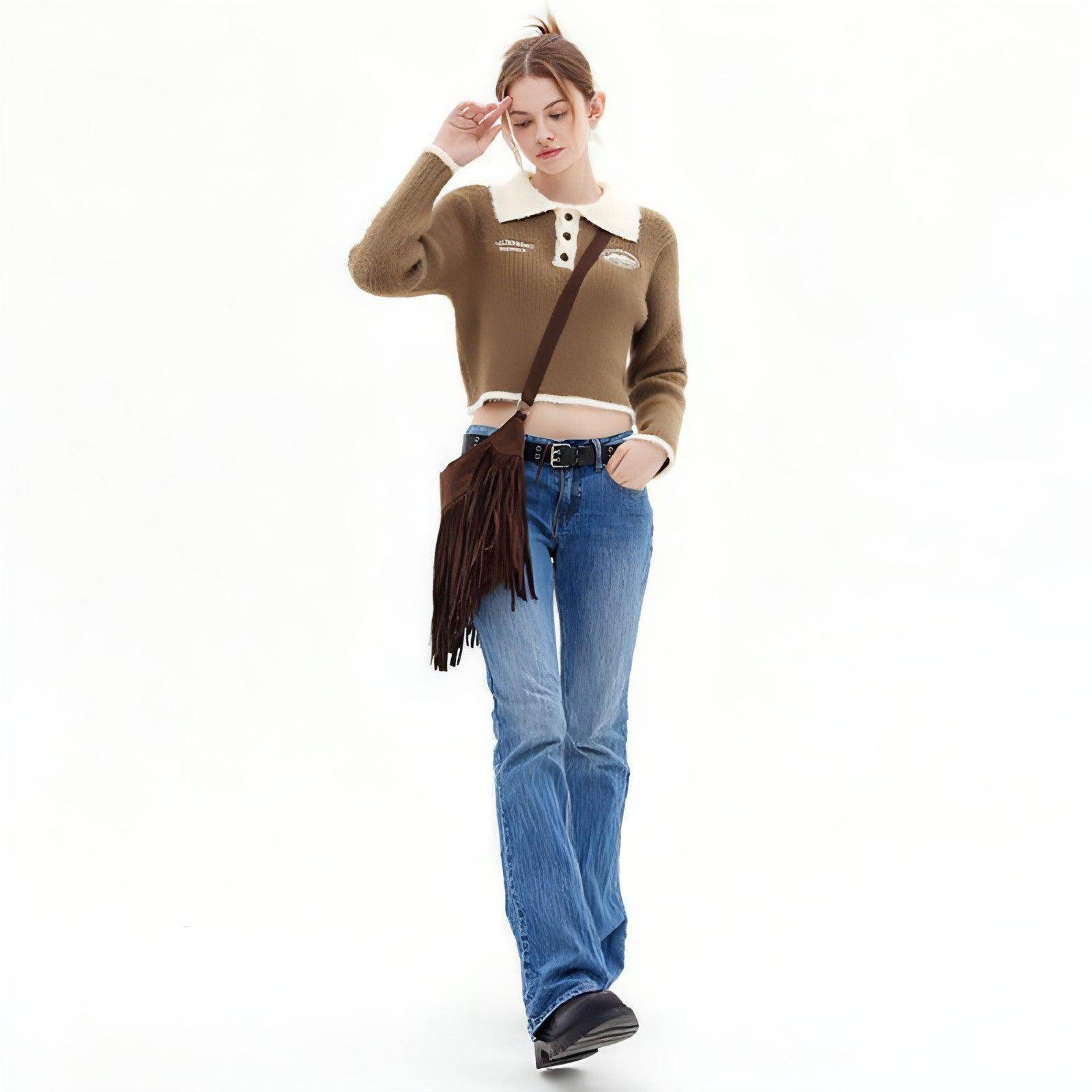 Pure Desire College Style Soft Waxy New Sweater Ins Simple Women - Which Mark