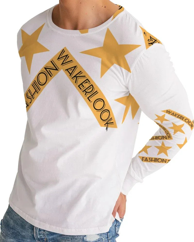 Men's Fashion Long Sleeve Wakerlook Tee - Which Mark