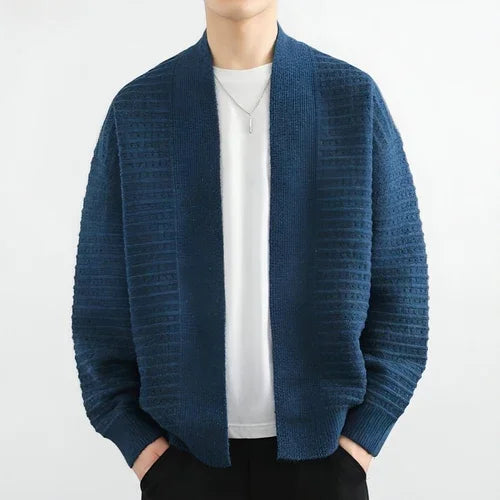 Cardigan Sweater Men's Spring And Autumn Trendy Loose - Which Mark