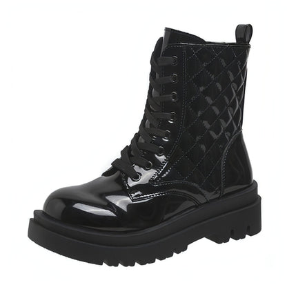 Thick-heeled Boot Women Shoes - Which Mark
