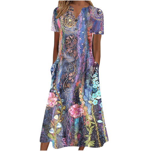 Women’s Summer Midi Dress – Casual, Light & Pocket-Ready - Which Mark