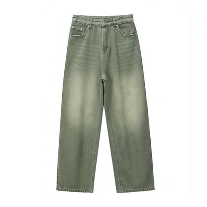 UrbanEase™ Olive men 's retro vintage jeans - Which Mark
