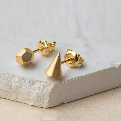 Women's Simple Minimalist Sketch Geometric Earrings - Which Mark