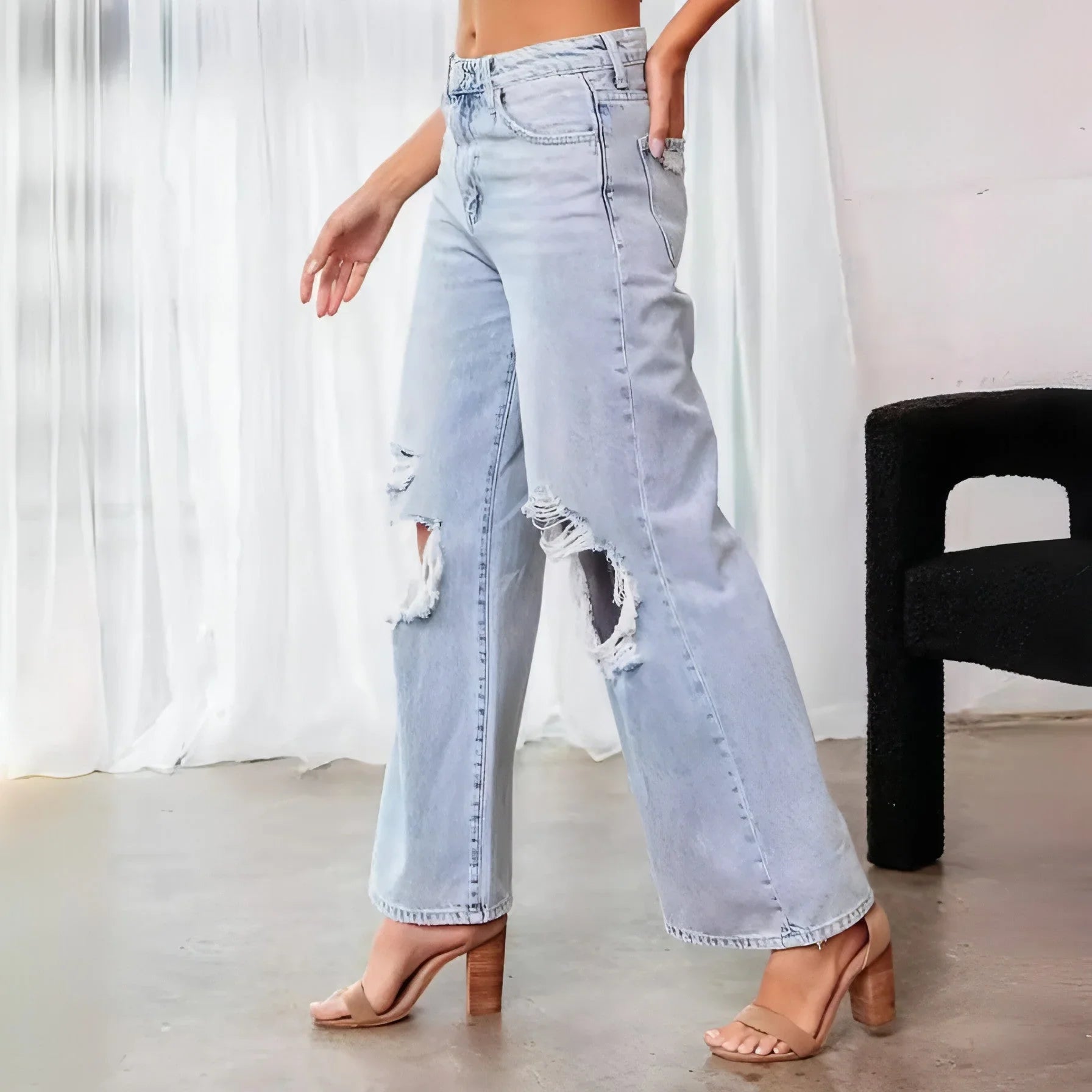 Ripped Slimming Jeans For Women - Which Mark
