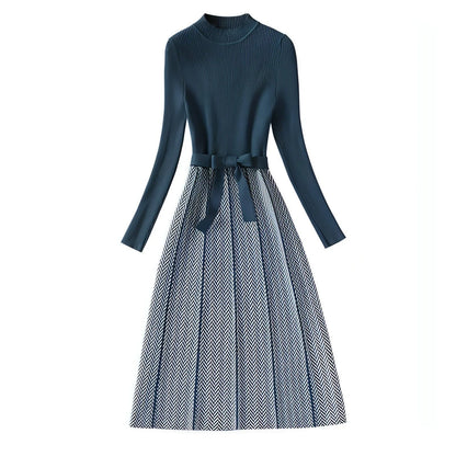 Sweater Skirt Inner Wear Base Temperament Long Women's Clothing Dress - Which Mark