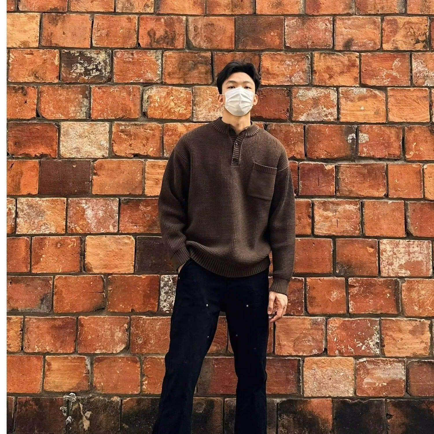 Sweater Men's Long-sleeved Knitted Top - Which Mark