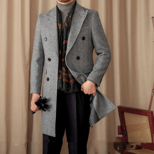 Italian Slim Fit Warm Coat For Men - Which Mark