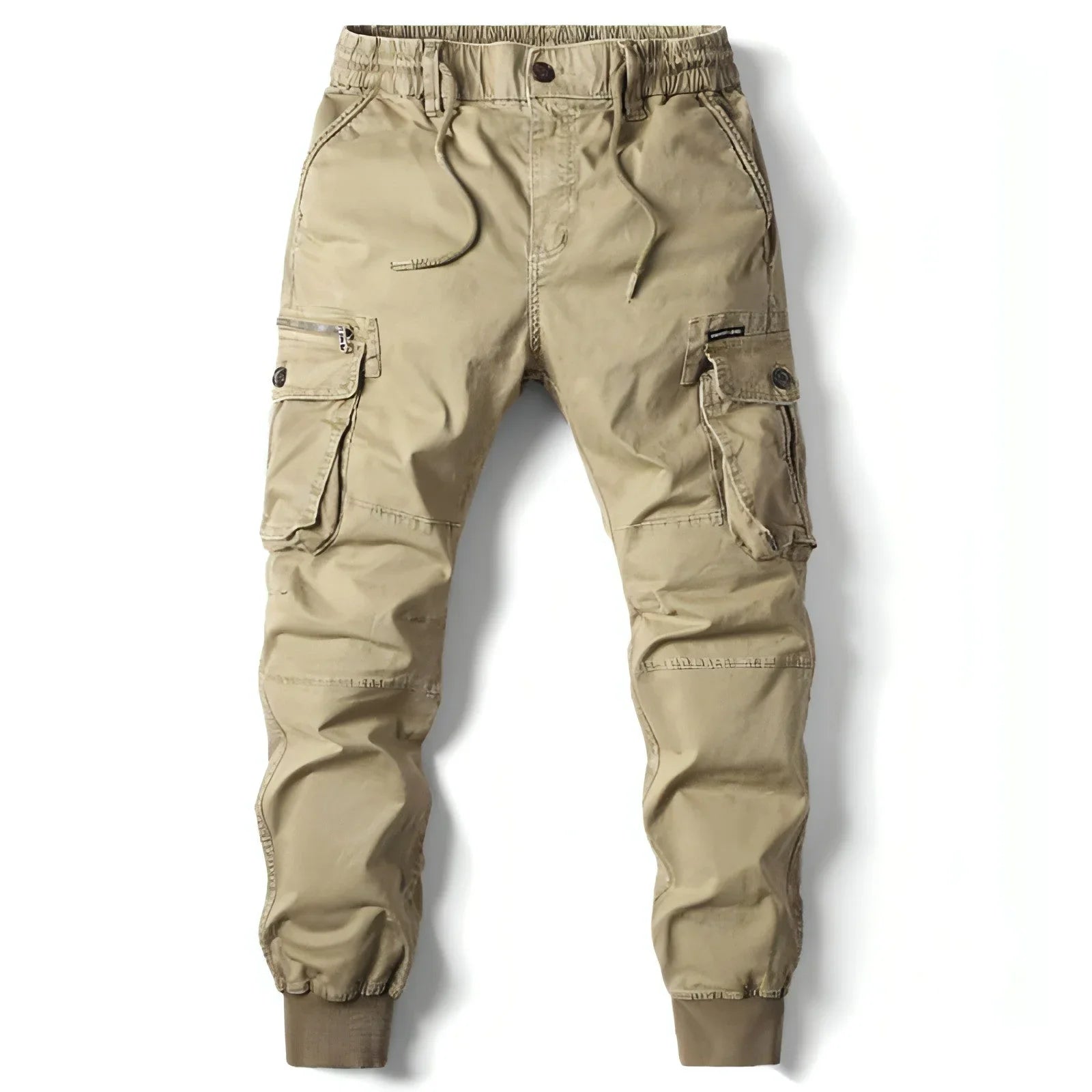 Spring Men's Tappered Work Clothes Multi-pocket Loose Casual Pants - Which Mark