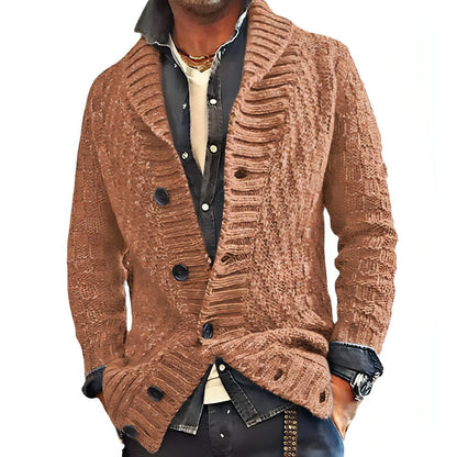 Polyester Men's Long-sleeved Thick Needle Sweater Sweater - Which Mark