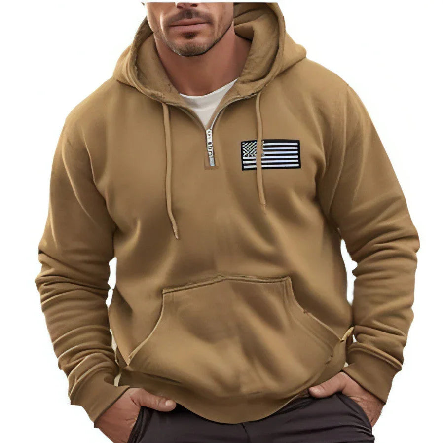 Sweater Men's Autumn New Casual Fashion Fashion Brand Hooded Trend - Which Mark