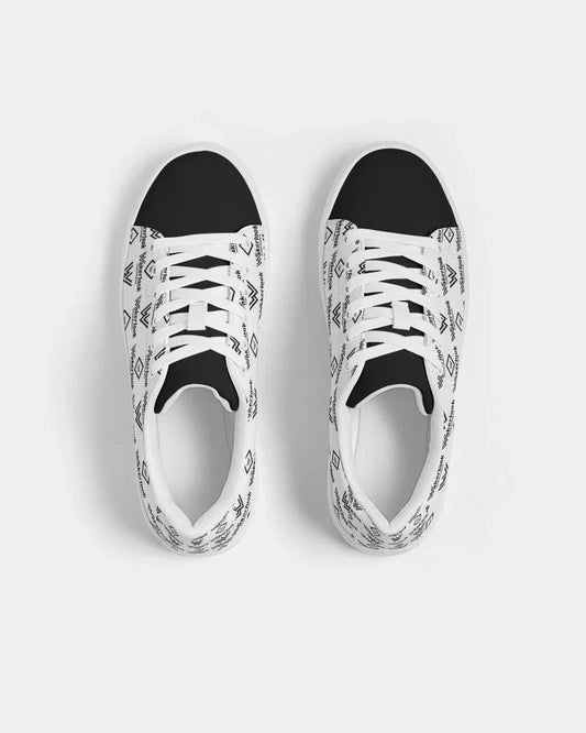 Wakerlook Men's Faux-Leather Sneaker - Which Mark