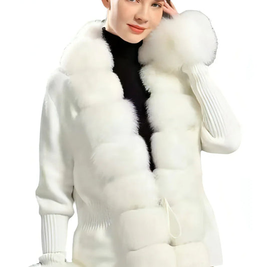Placket Cuff Detachable Women's Jacket - Which Mark