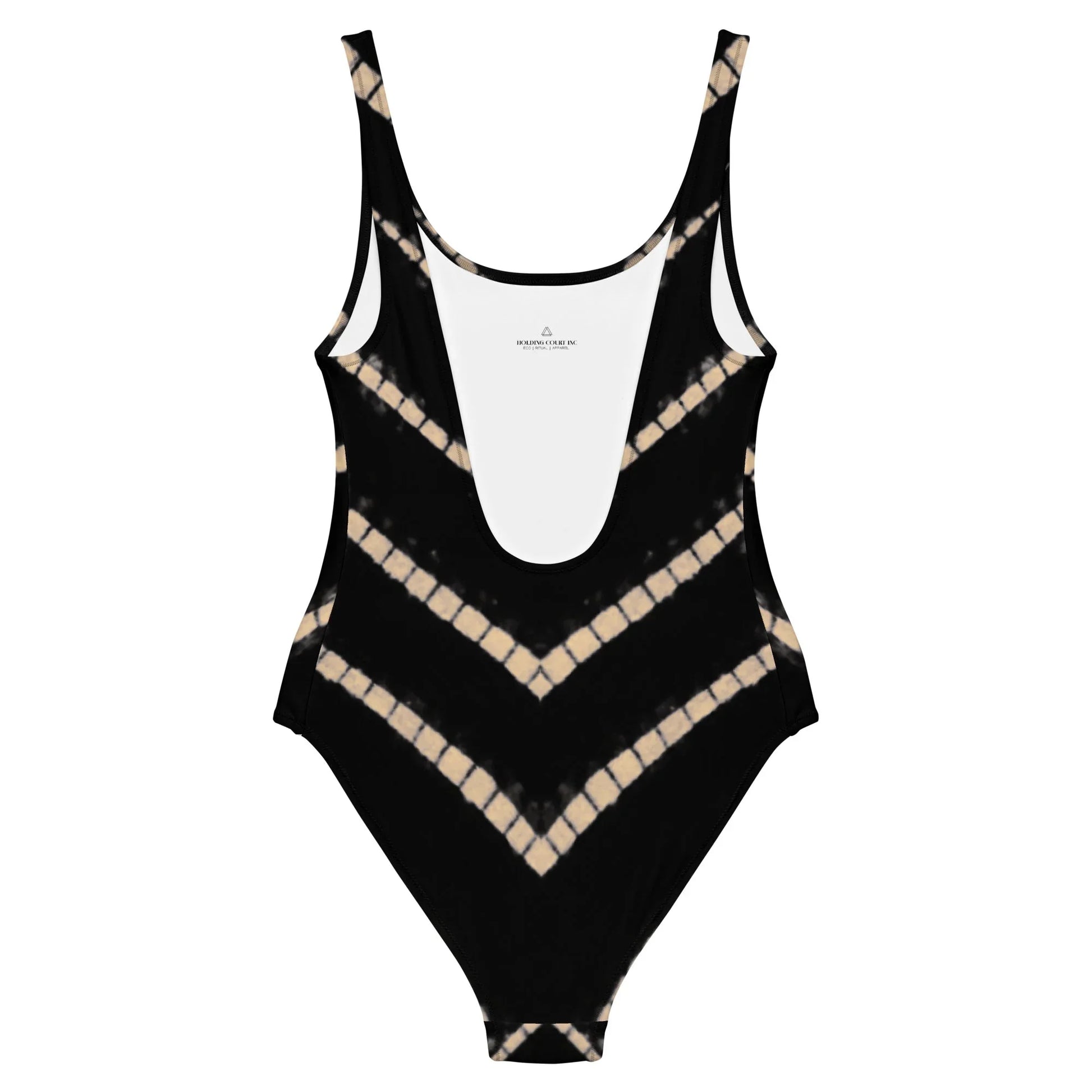 Lyra One Piece Swimsuit in Black Shibori - Which Mark