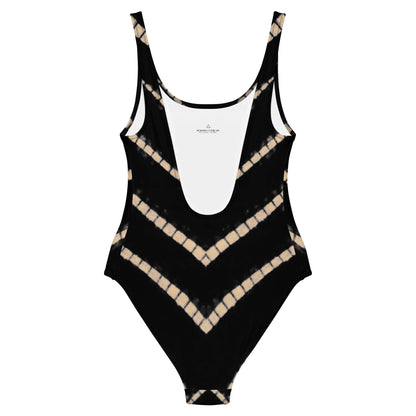 Lyra One Piece Swimsuit in Black Shibori - Which Mark