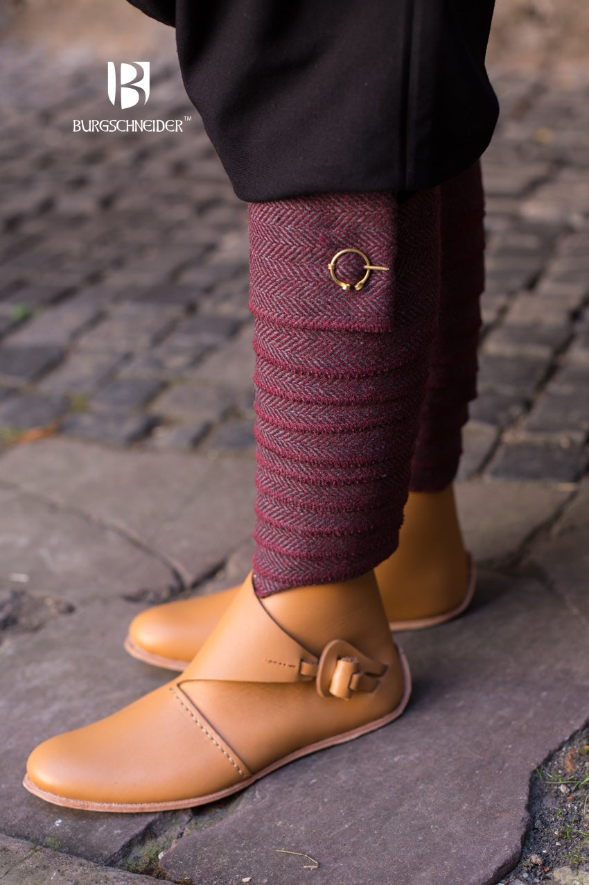 Winingas Asgar Herringbone Burgundy/Grey - Which Mark