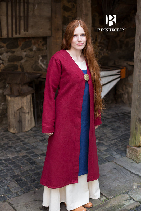 Birka Coat Aslaug Red - Which Mark