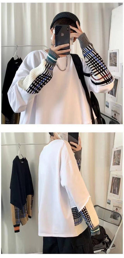 Ins National Fashion Brand Boys' Knitwear Sweater Youth Men - Which Mark