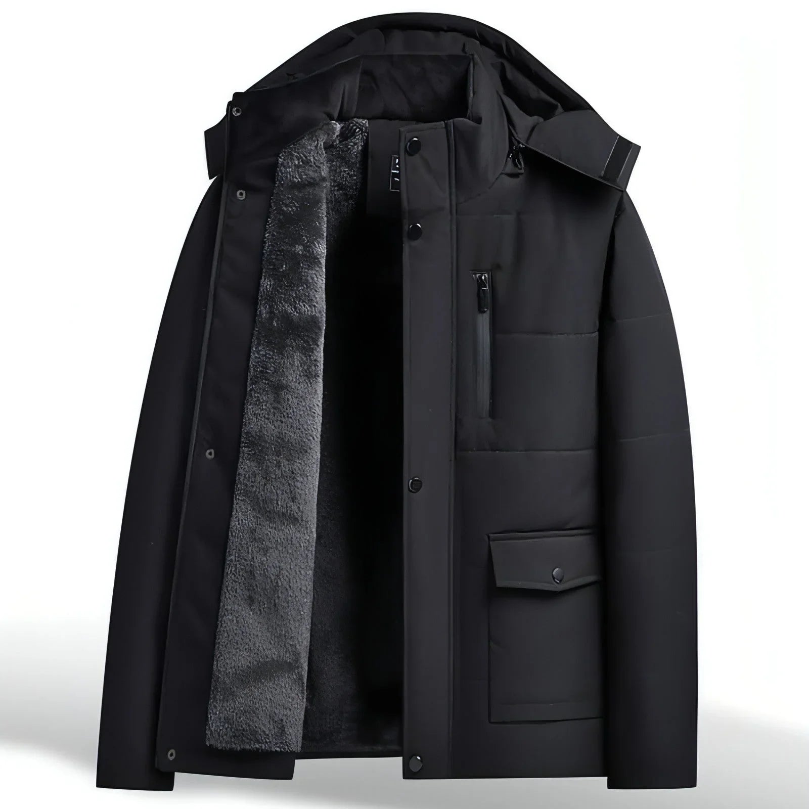 Winter Popular Middle-aged And Elderly Cotton Down Jacket Men - Which Mark