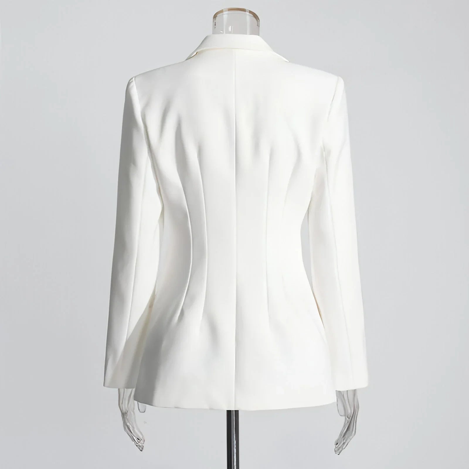 Fashion Slim Fit Patchwork Suit Jacket For Women - Which Mark