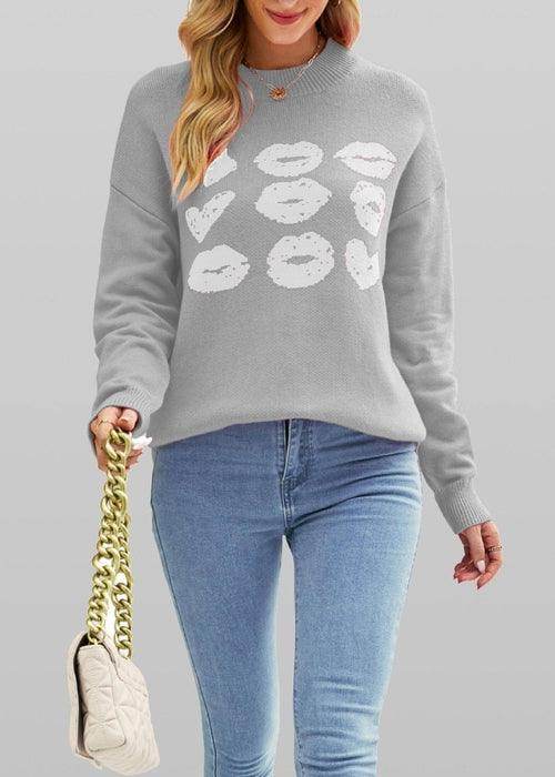 Women Love Lips Sweater - Which Mark