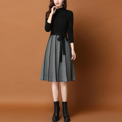 Sweater Skirt Inner Wear Base Temperament Long Women's Clothing Dress - Which Mark