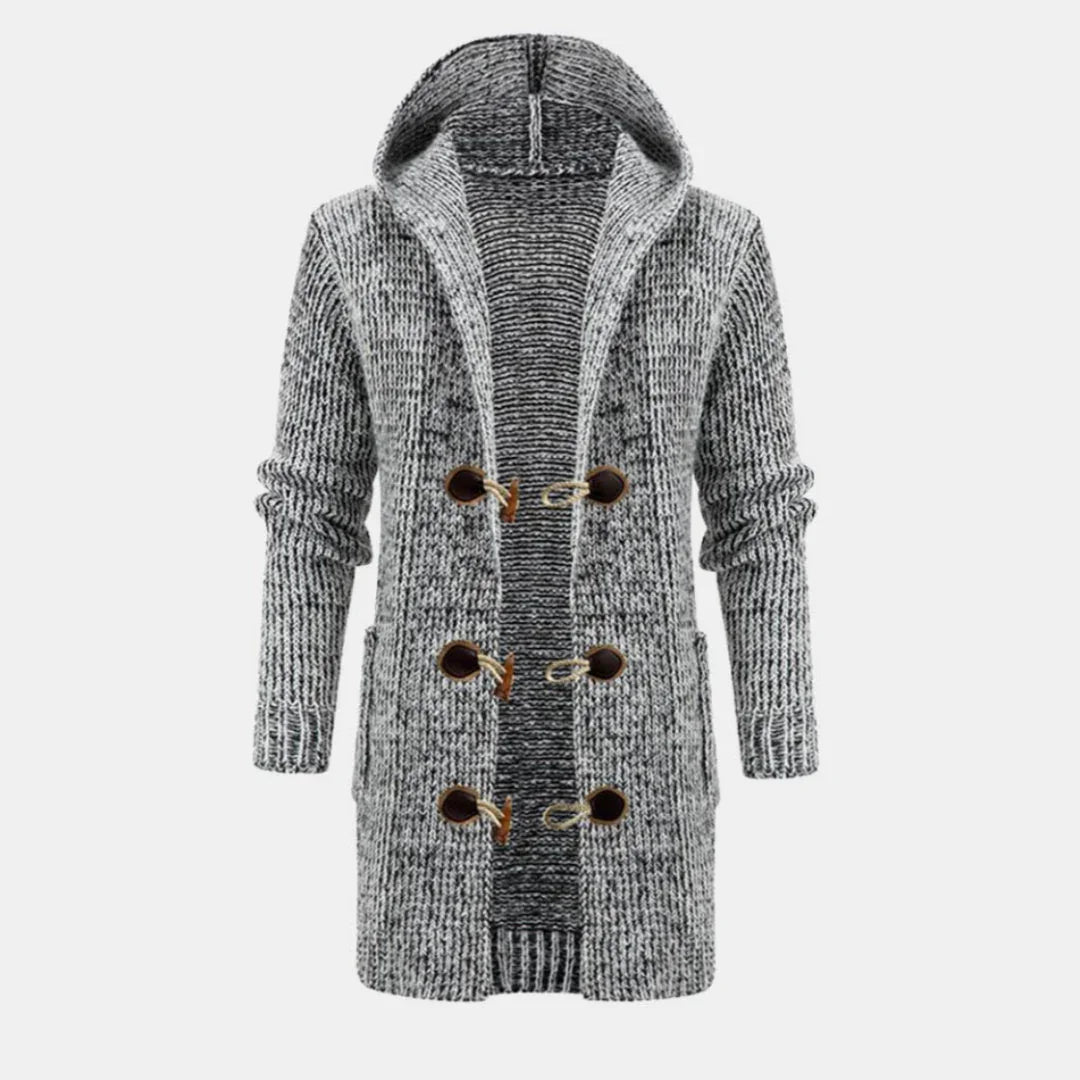 Men's Sweater European And American Style Mid-length Cardigan - Which Mark