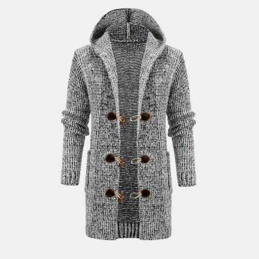Men's Sweater European And American Style Mid-length Cardigan - Which Mark