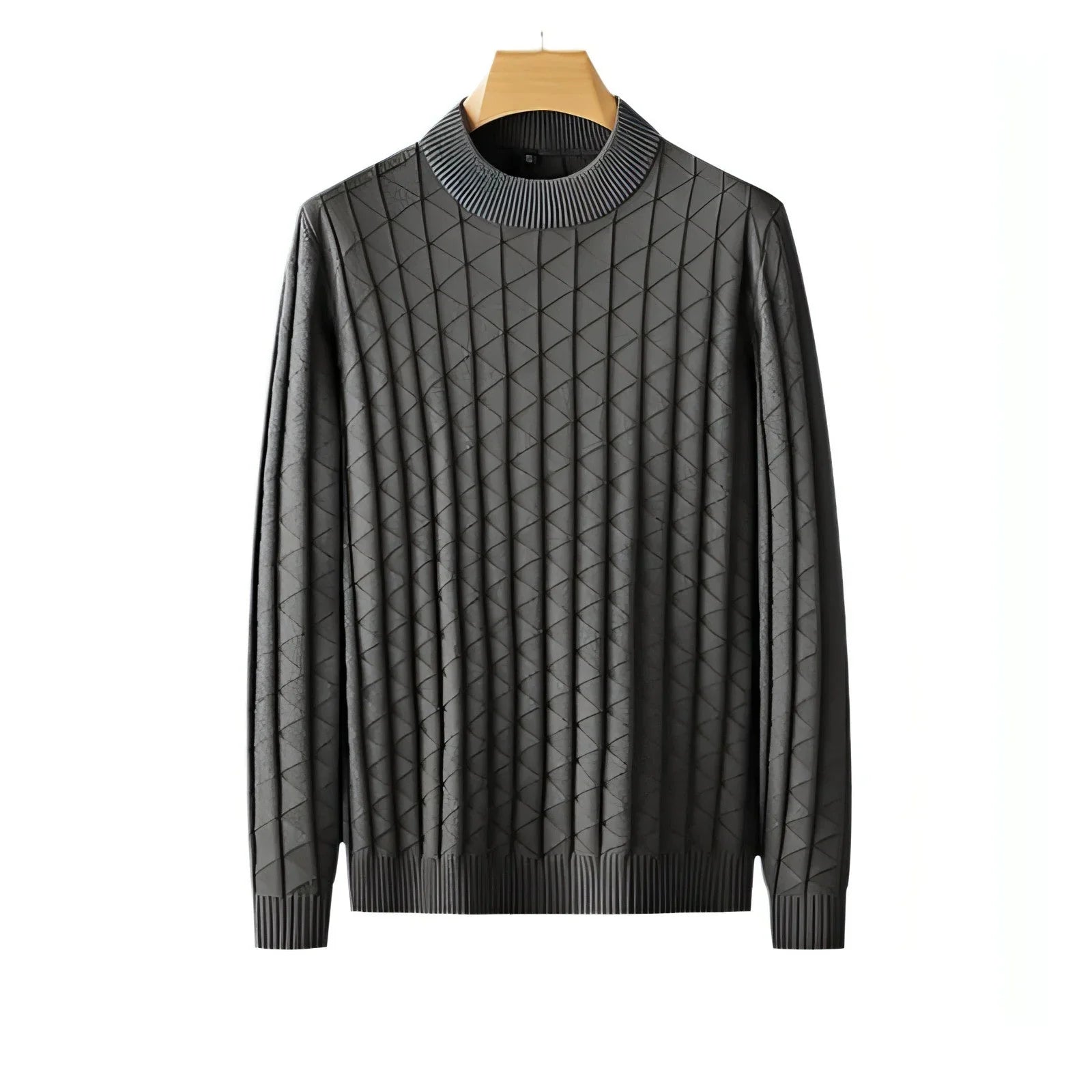 Men's Plus Size Knitted Sweater - Which Mark