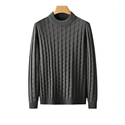 Men's Plus Size Knitted Sweater - Which Mark