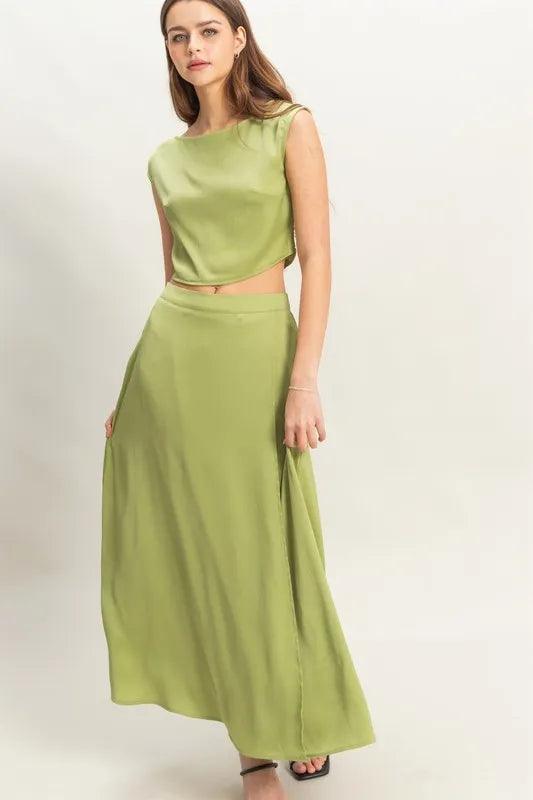 HYFVE Sleeveless Top and Maxi Skirt Set - Which Mark