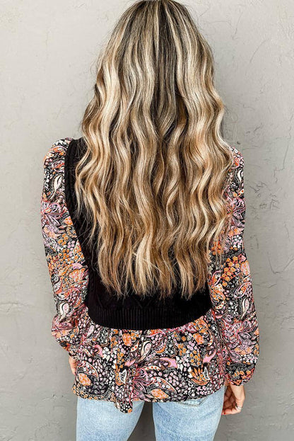 Sweater Women Loose Contrast Color Long Sleeves - Which Mark