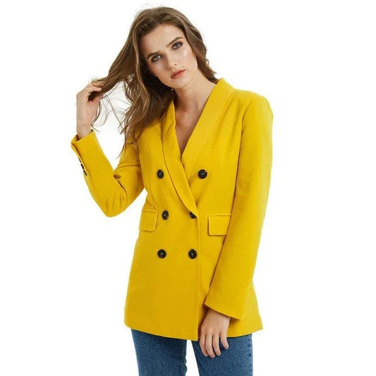 Suit Blazer Jacket For Women Long Coat Suits Office Ladies - Which Mark