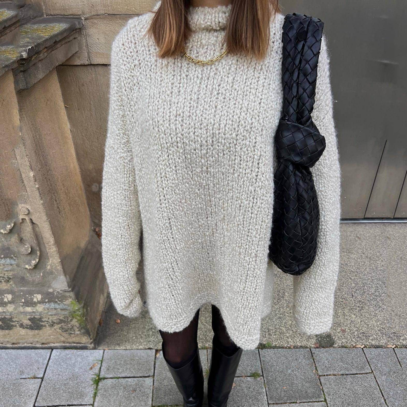 Women's Solid Color Basic Loose Casual Sweater - Which Mark