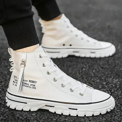 STARKE - Canvas Shoes, Breathable Thick Sole, Board Shoes, Gaobang - Which Mark