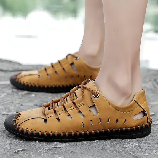 Comfortable Soft Sole Outdoor Casual Leather Shoes Men & Women - Which Mark
