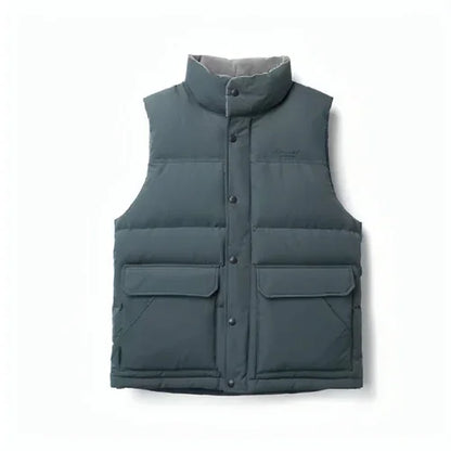 White Duck Down Three-proof Vest Down Jacket Coat For Men - Which Mark