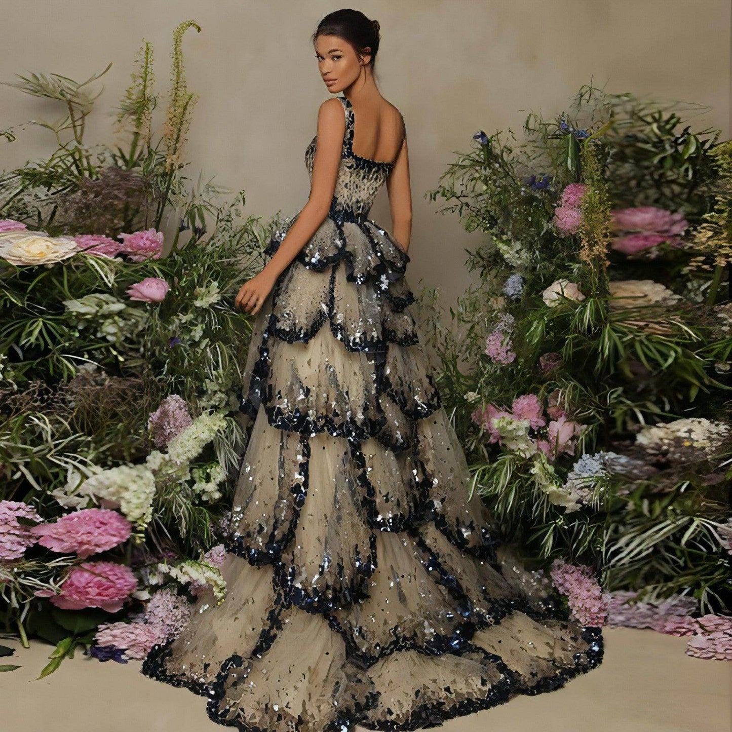 A1. Women's High-end Luxury Puffy Dress Skirt - Which Mark