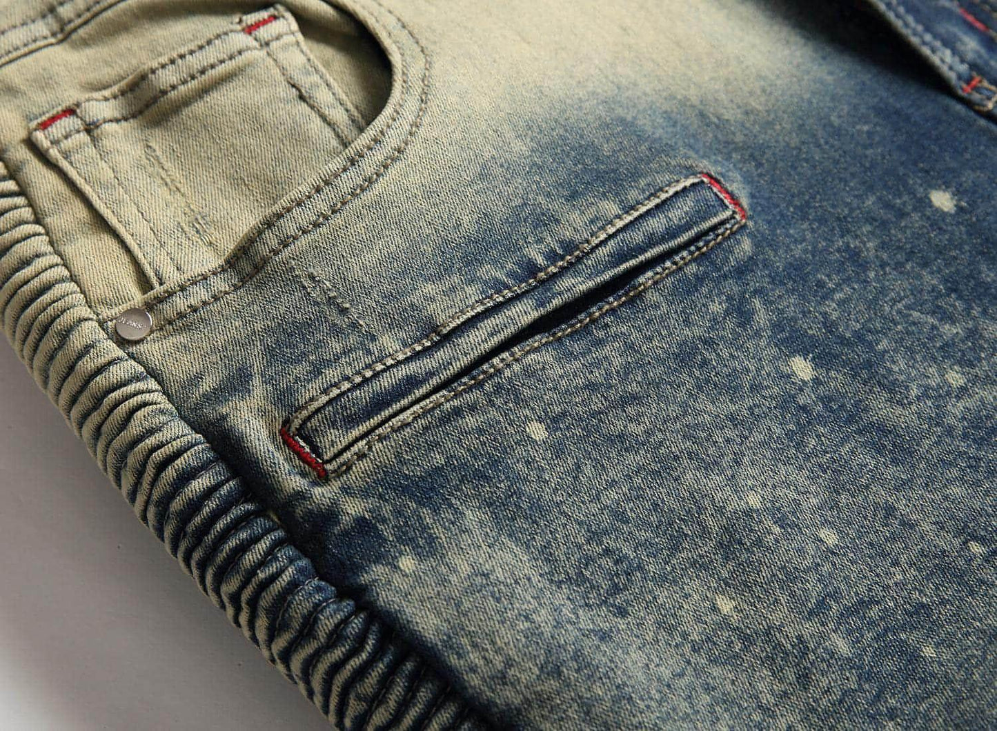 DenimDare™ Elastic Straight Jeans For Men - Which Mark