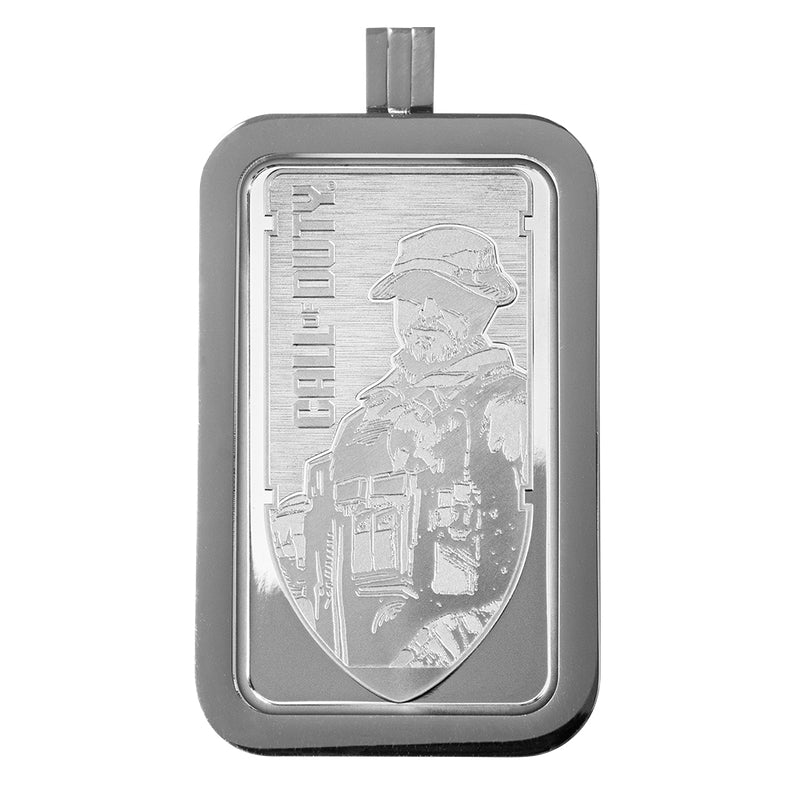 1 oz Silver CALL OF DUTY Modern Warfare 20th Anniversary Bar (PAMP) - Which Mark