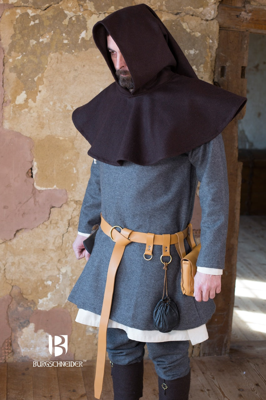 Wool Cowl Cucullus Brown - Which Mark