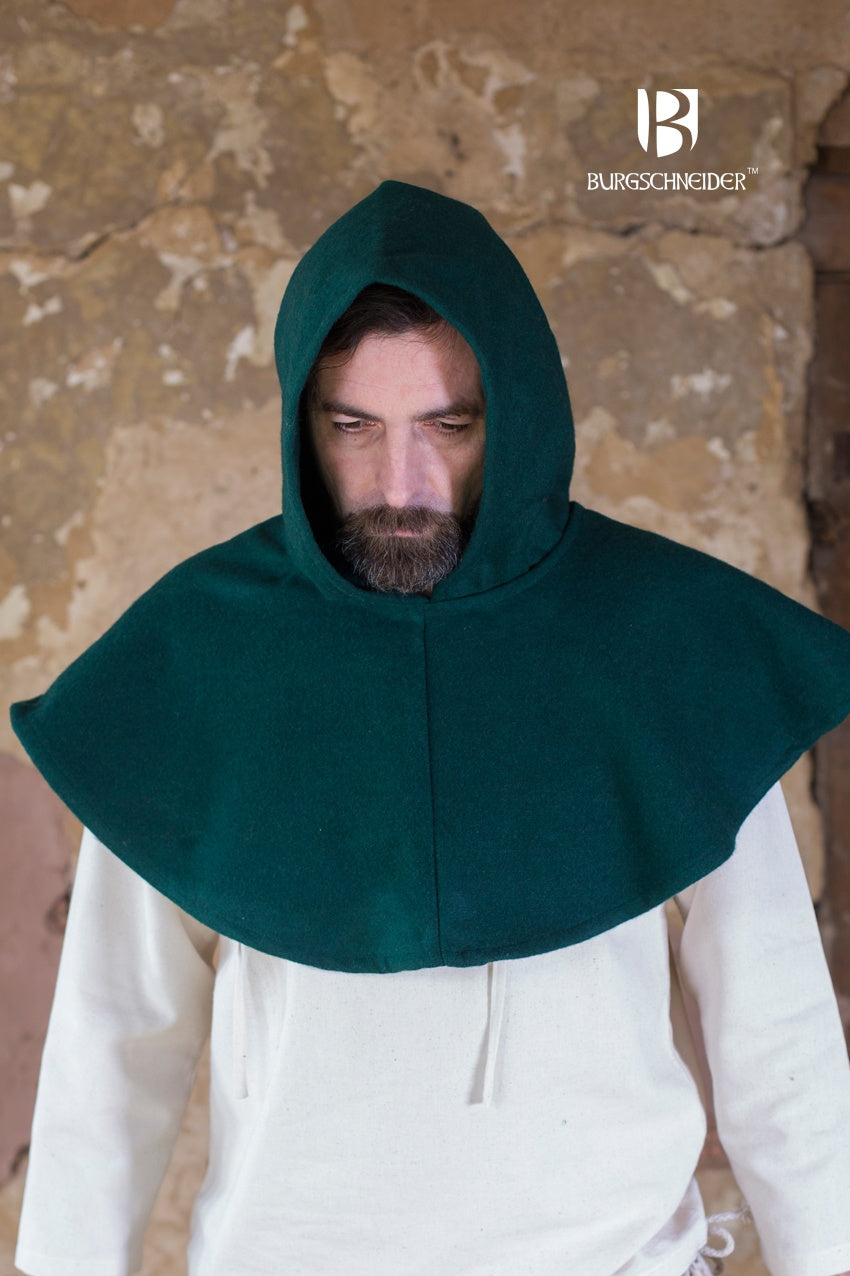 Wool Cowl Cucullus Green - Which Mark