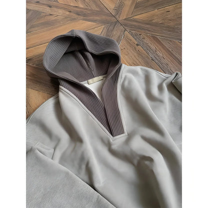 Hooded Sweater Men's Patchwork Coat - Which Mark