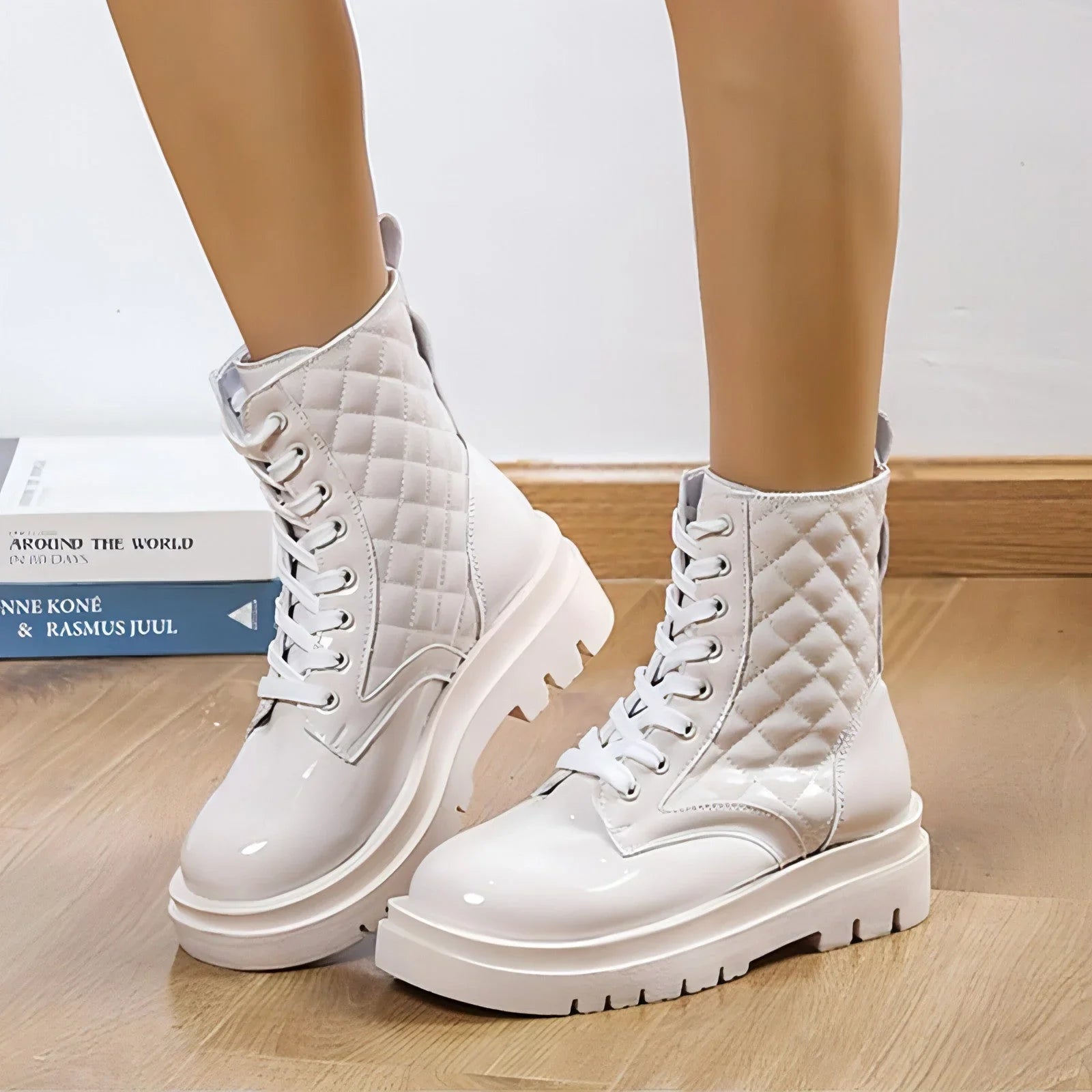 Thick-heeled Boot Women Shoes - Which Mark